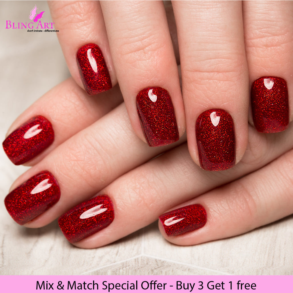 Valentina Red Gel Nails: The Classic Autumn Statement