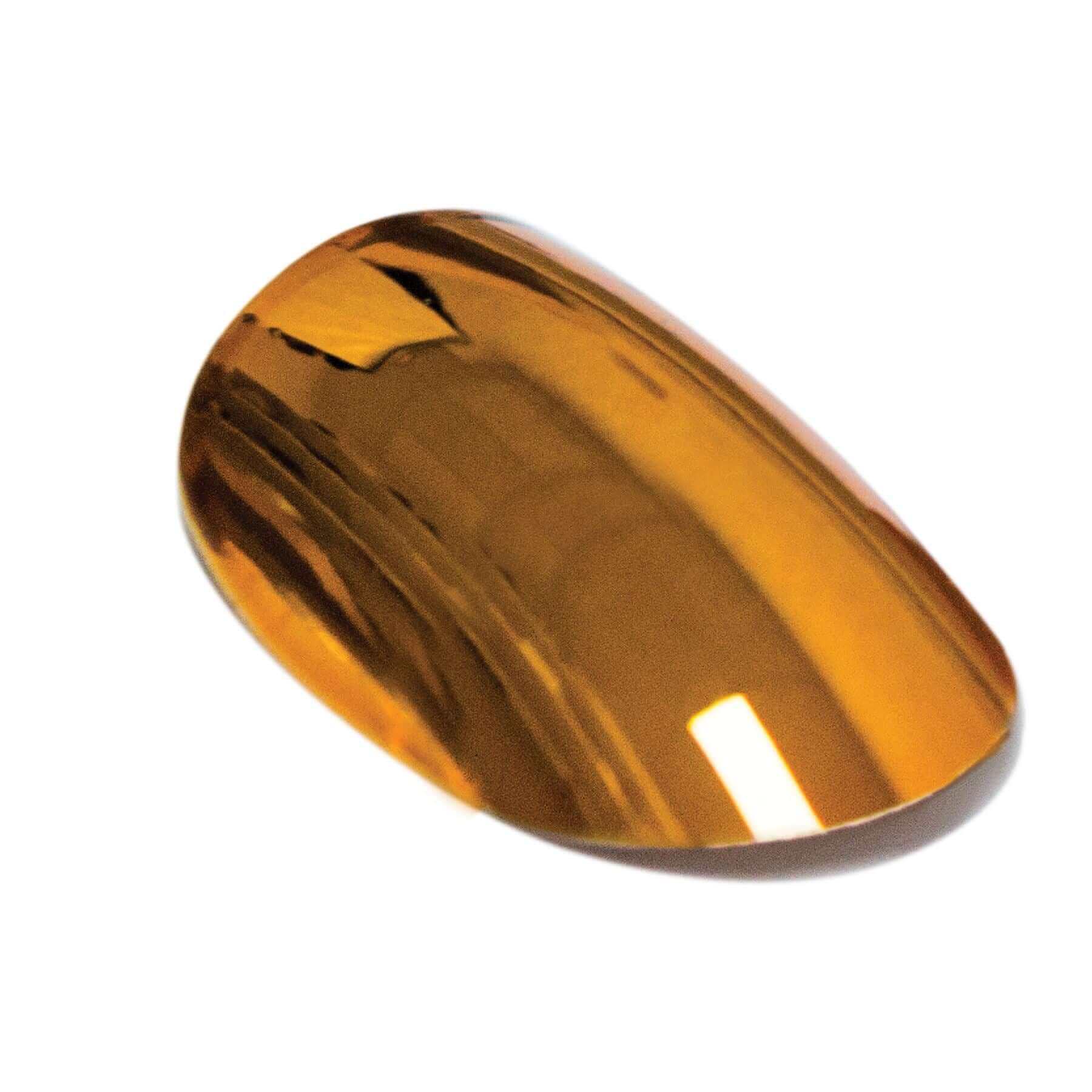 False Nails by Bling Art Gold Metallic Oval Medium Fake 24 Acrylic Nail Tips Glue