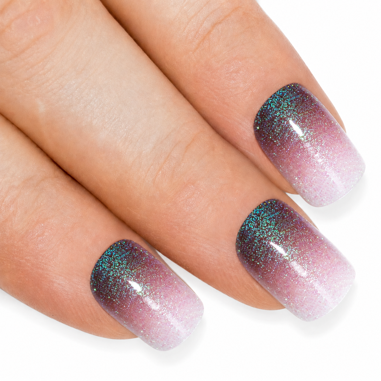 Red Brown gel ombre French squoval press-on false nails by Bling Art — chestnut red-brown gradient gel ombre French for autumnal seasonal events and everyday elegance. 24 nails, 12 sizes XS-XXL, no UV lamp. Designed in Yorkshire UK.