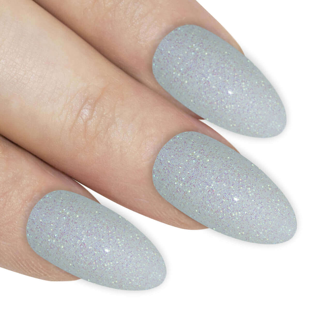 False Nails by Bling Art White Gel Almond Stiletto 24 Fake Long Acrylic Tips