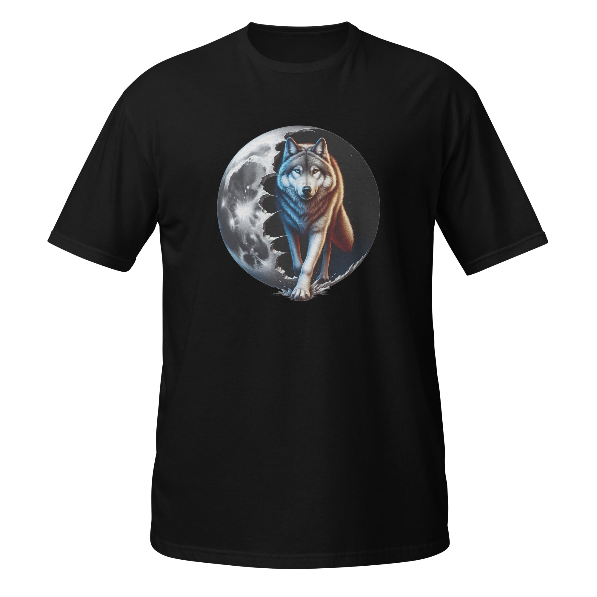 Moon Wolf - Animal Art Apparel Short-Sleeve Unisex T-Shirt