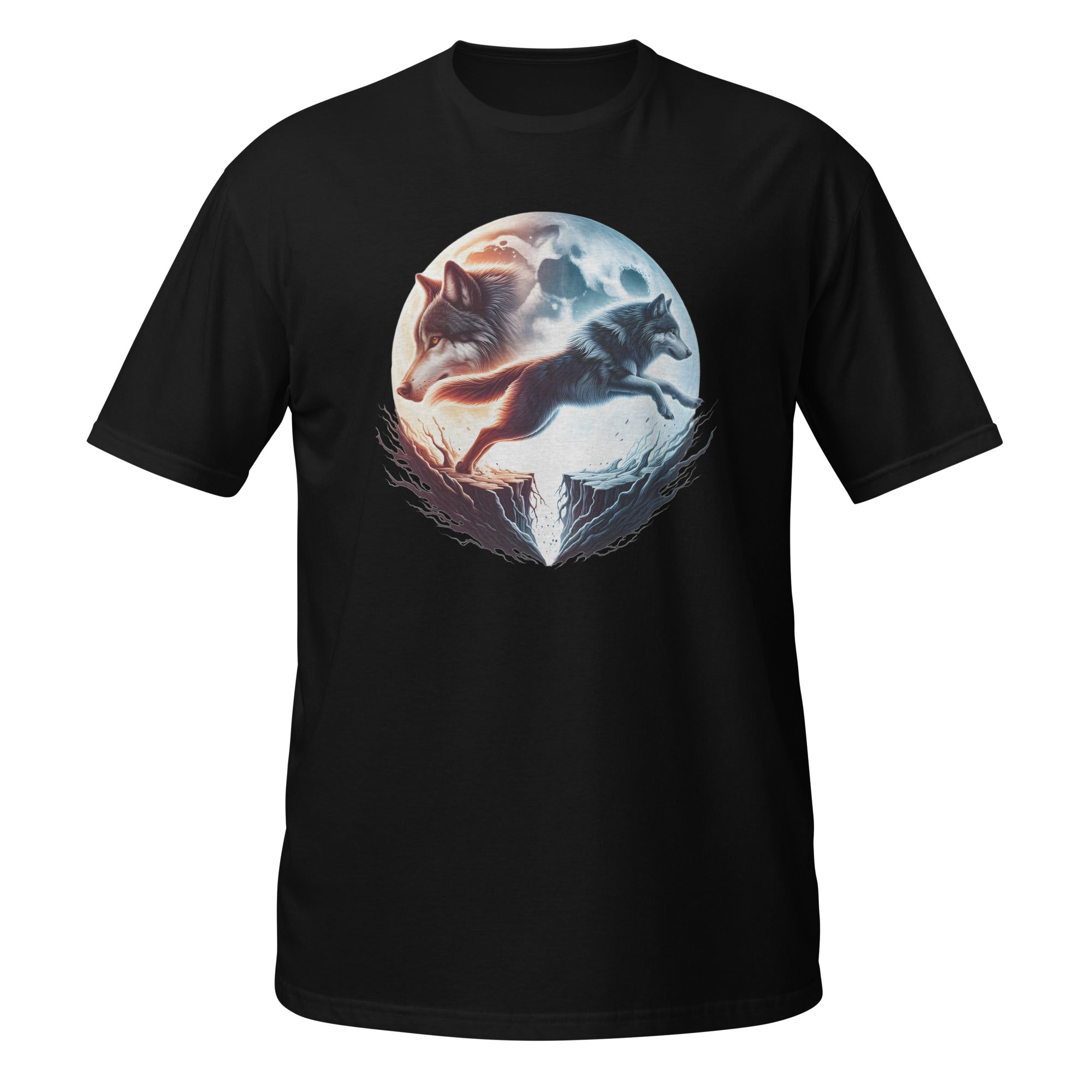 Moon Wolf - Animal Art Apparel Short-Sleeve Unisex T-Shirt