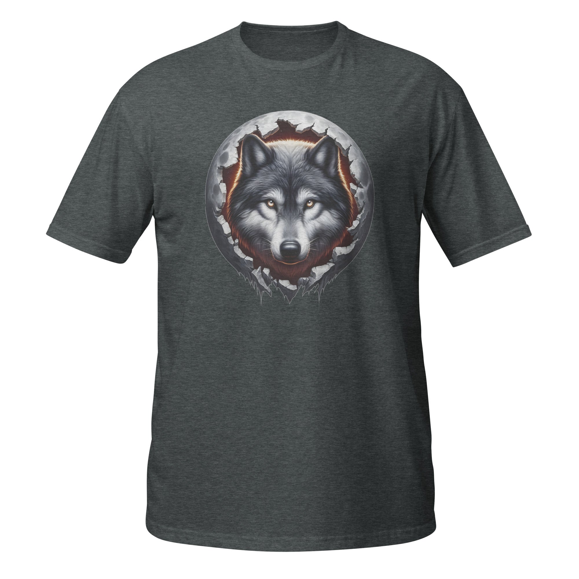 Moon Wolf - Animal Art Apparel Short-Sleeve Unisex T-Shirt