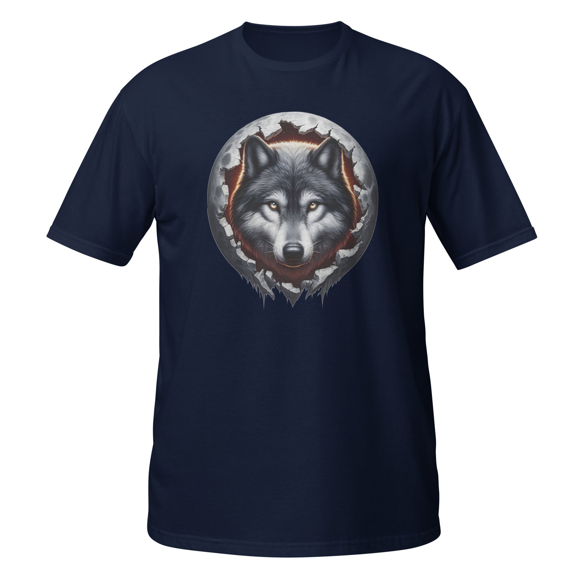 Moon Wolf - Animal Art Apparel Short-Sleeve Unisex T-Shirt