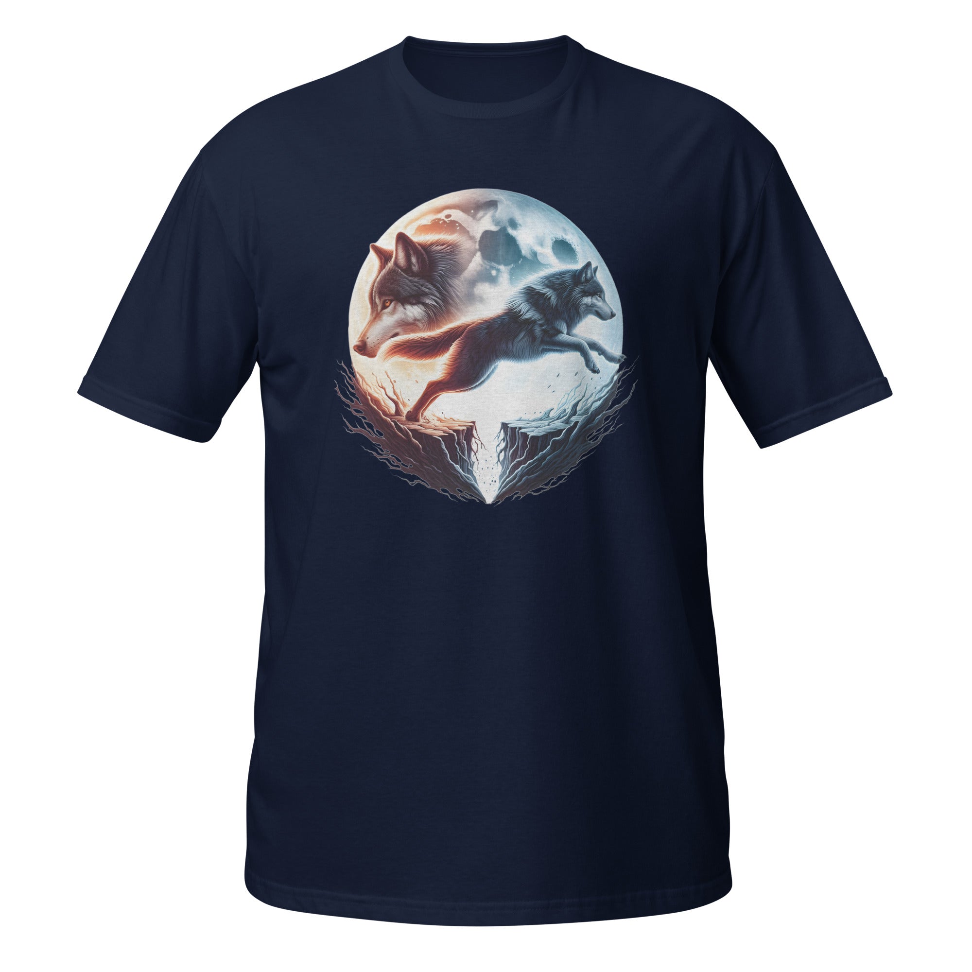 Moon Wolf - Animal Art Apparel Short-Sleeve Unisex T-Shirt