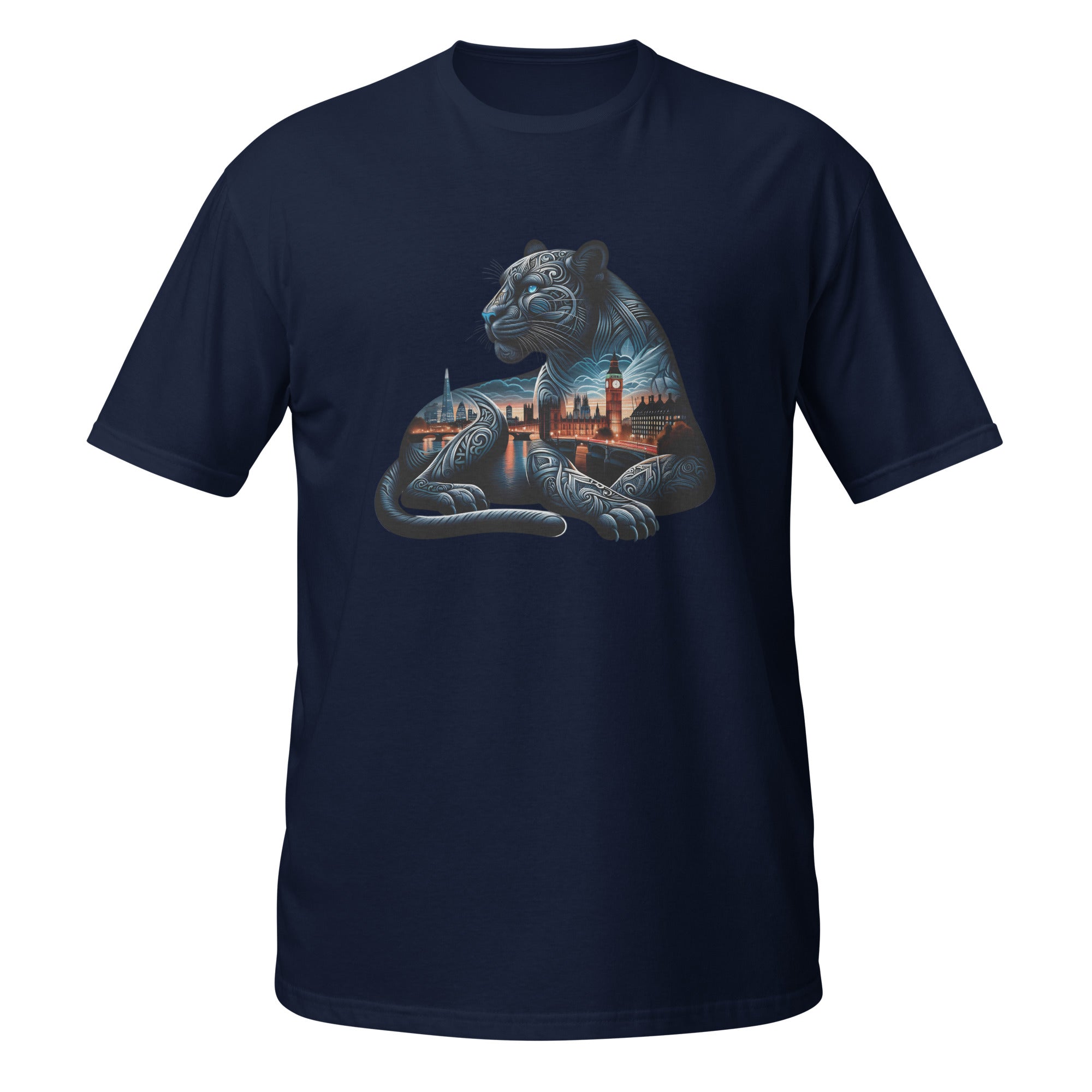 London Panther Nightfall - Animal Art Apparel Short-Sleeve Unisex T-Shirt