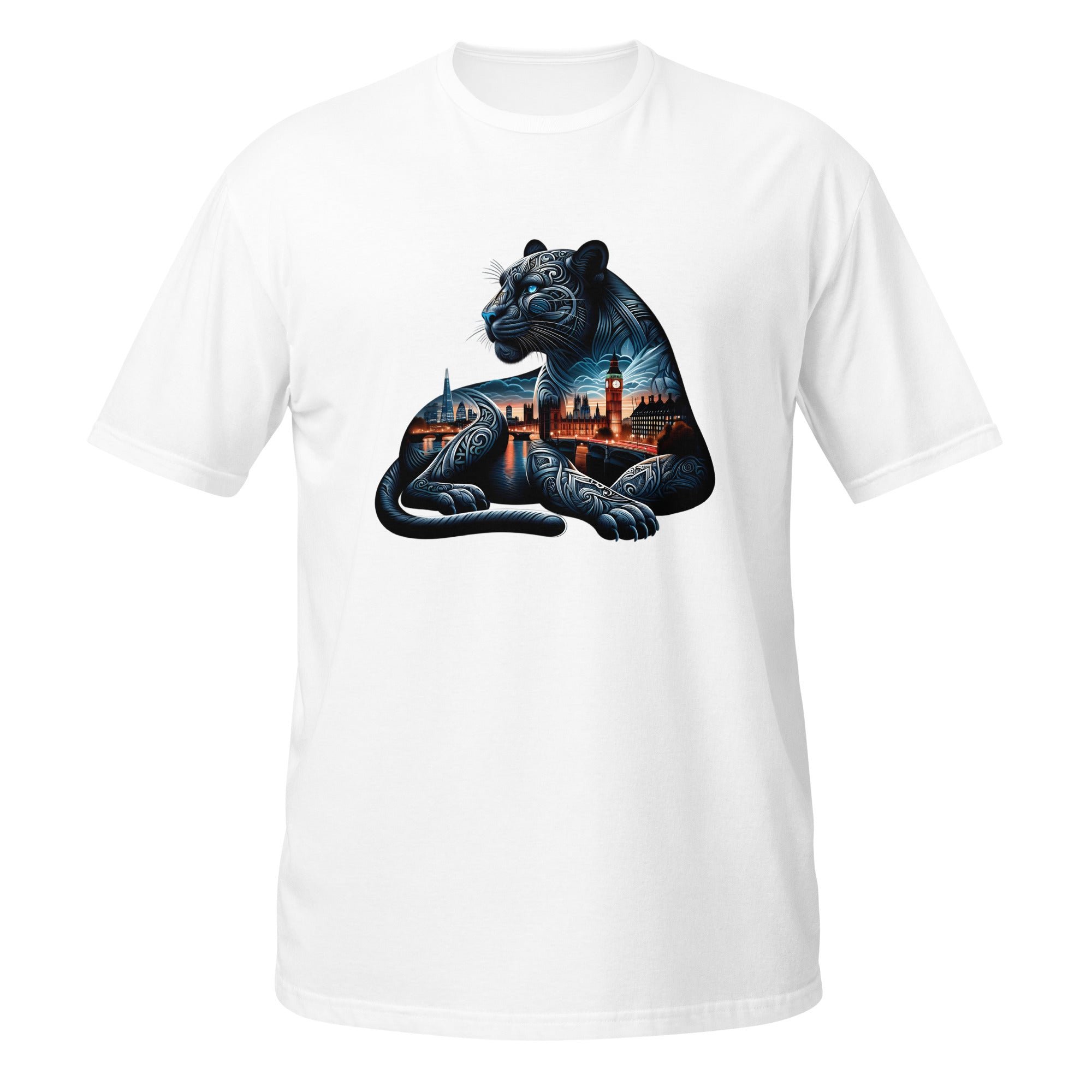 London Panther Nightfall - Animal Art Apparel Short-Sleeve Unisex T-Shirt