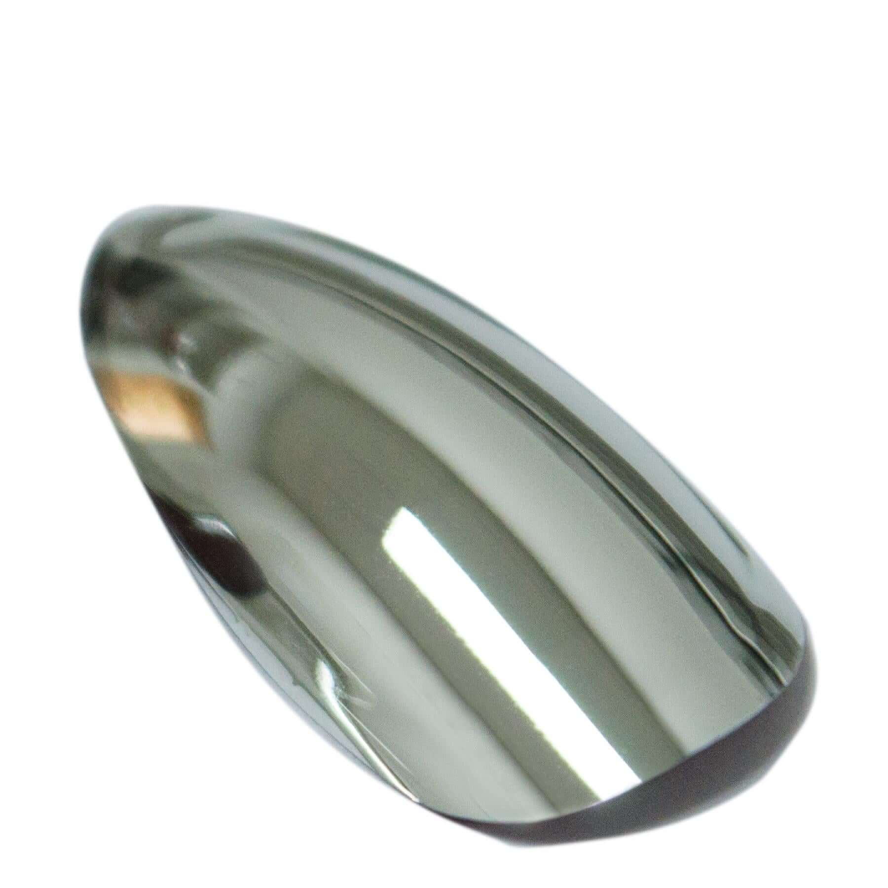 False Nails by Bling Art Silver Chrome Almond Stiletto Acrylic Long Fake Tips