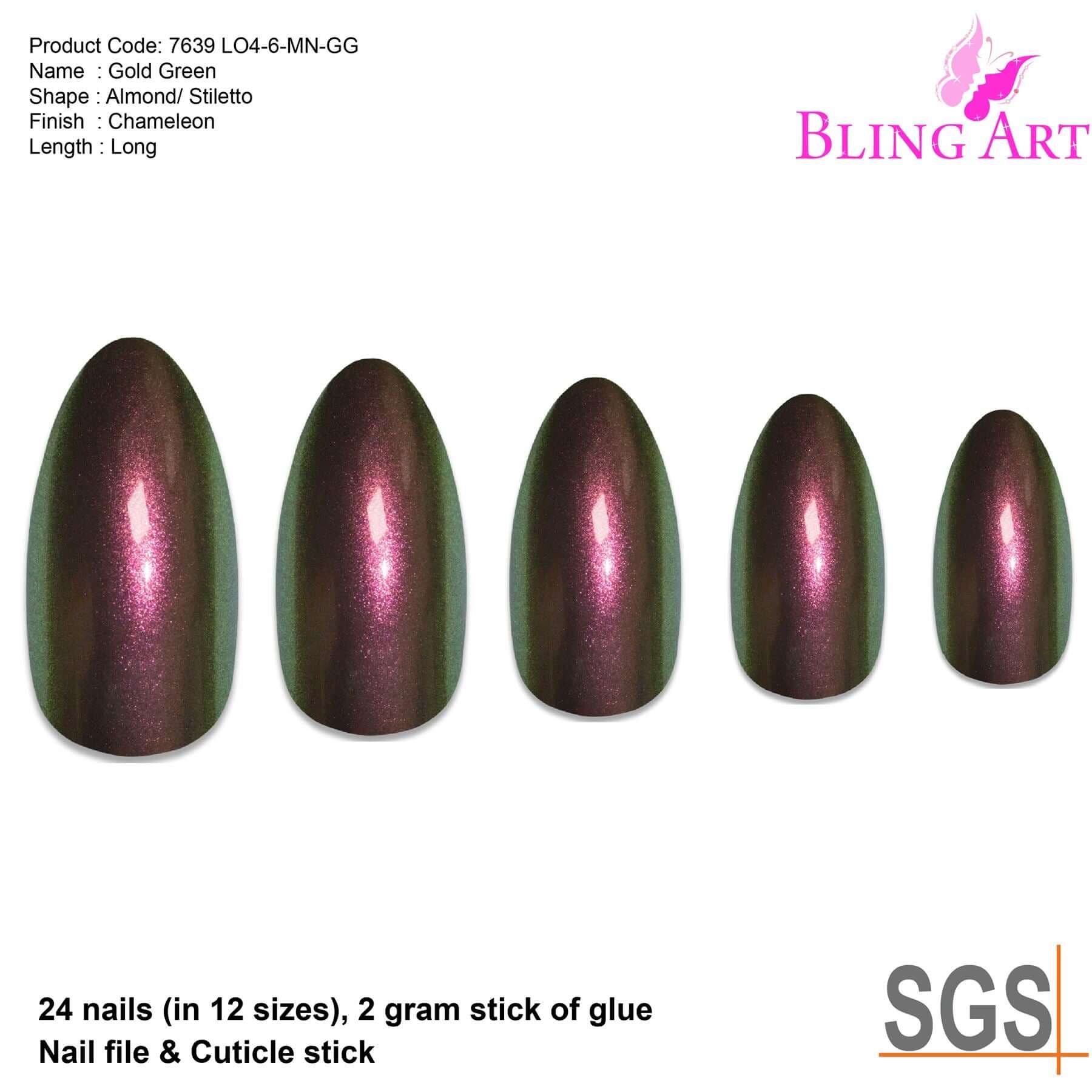 7639 LO4-6-MN-GG | Bling Art