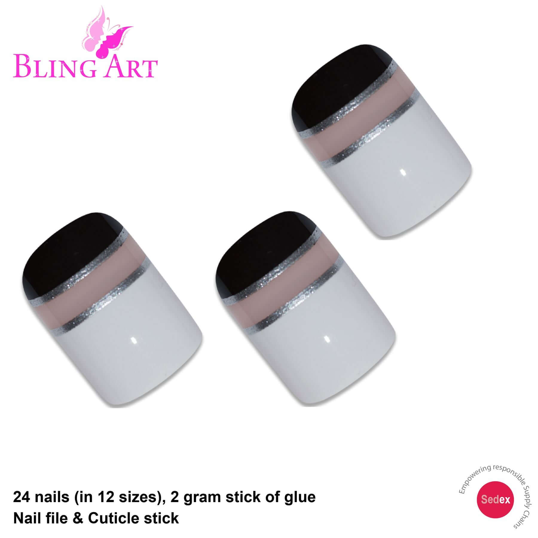 7443 MO2-7-LI-BW | Bling Art