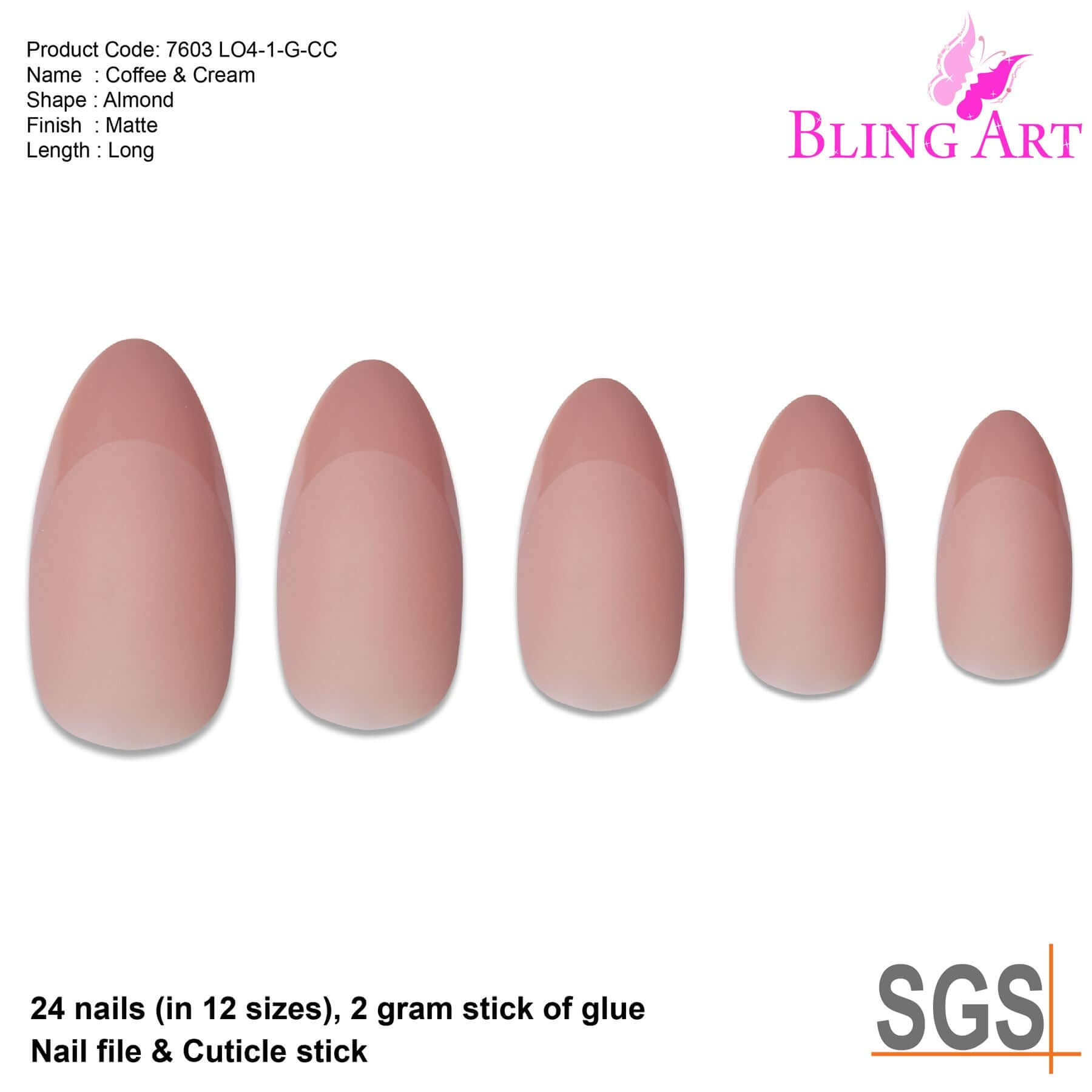 7603 LO4-1-G-CC | Bling Art